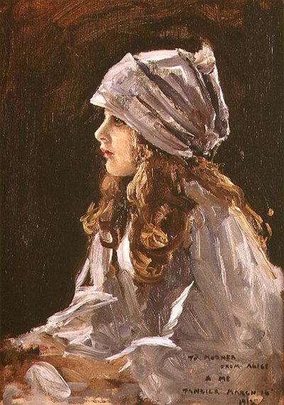 Portrett av kunstnerens datter, Alice av John Lavery