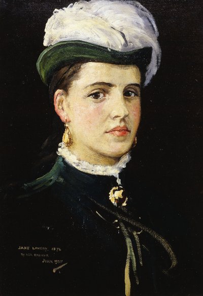 Posthumt portrett av Jane Lavery av John Lavery