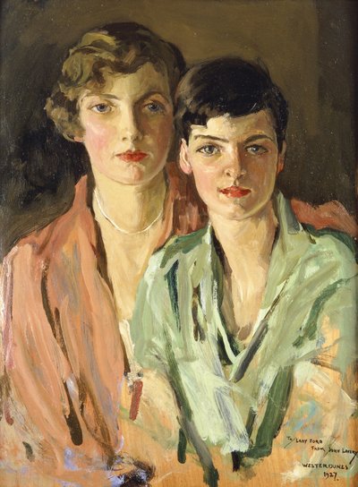 Søstrene, Joan og Marjory av John Lavery