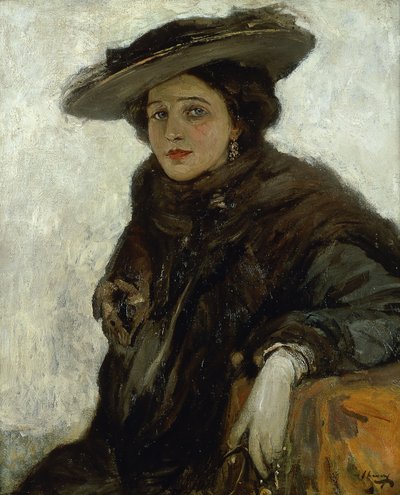 Spanskehatten eller fru Gerard Chowne av John Lavery