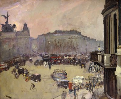 Vintersolen, Hyde Park Corner av John Lavery