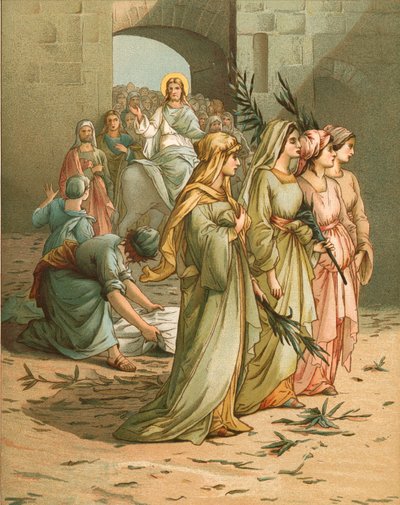 Kristus ankommer Jerusalem av John Lawson