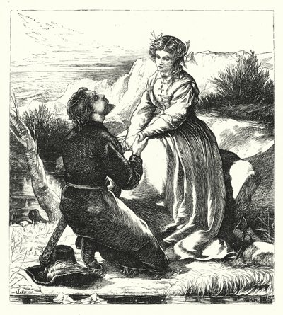 Kjærlighetskalender (gravering) av John Lawson