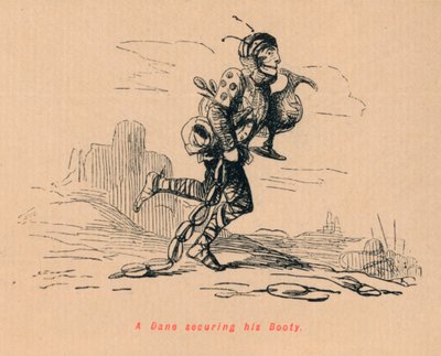 En danske som sikrer byttet sitt, c1860, c1860 av John Leech