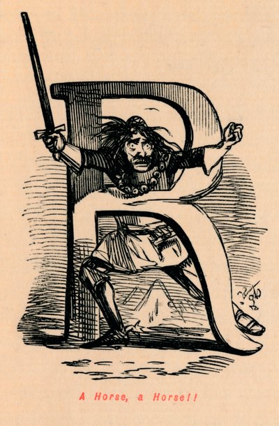 En hest, en hest! !, av John Leech