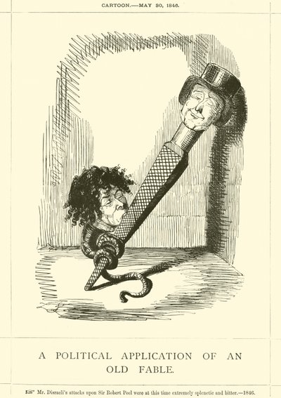 En politisk anvendelse av en gammel fabel av John Leech