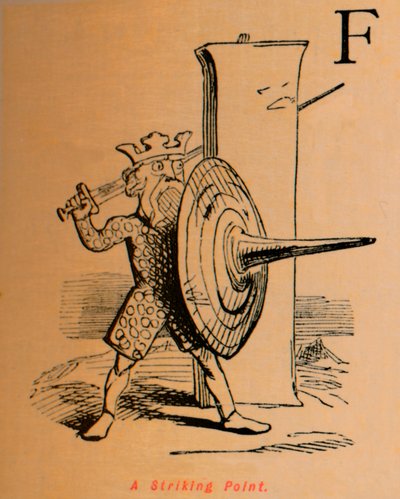 Et slående punkt, c1860, c1860. av John Leech