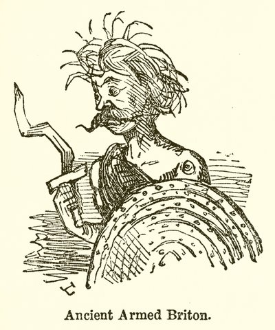 Gammel væpnet brite av John Leech