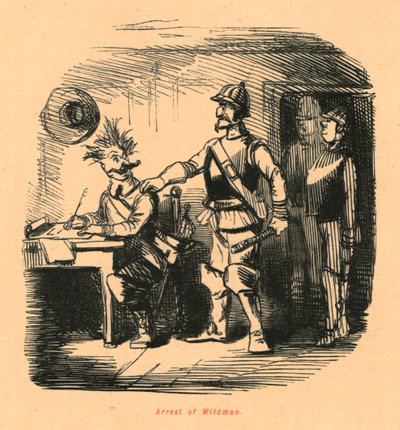 Arrestasjon av Wildman, 1897. av John Leech