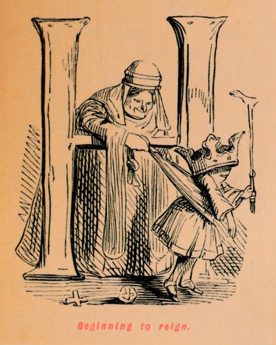 Begynner å regjere, c1860, c1860 av John Leech