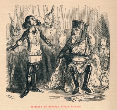 Bertrand de Gourdon før Richard, c1860, c1860 av John Leech