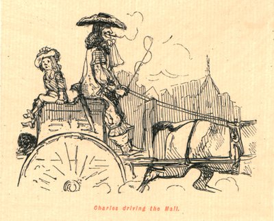 Charles kjører kjøpesenteret, 1897. av John Leech