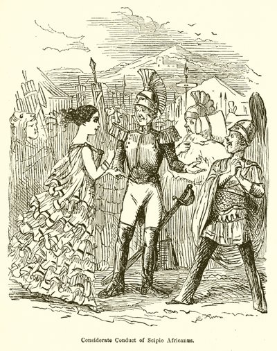 Vurder oppførselen til Scipio Africanus av John Leech