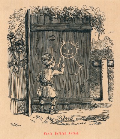Tidlig britisk kunstner, c1860, c1860 av John Leech
