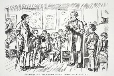 Grunnskoleopplæring - samvittighetsklausulen av John Leech
