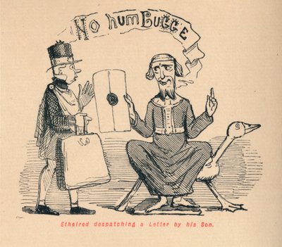 Ethelred sendte et brev av sin sønn, c1860, c1860 av John Leech