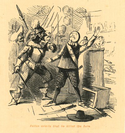 Felton innrømmer at han drepte hertugen i 1897. av John Leech