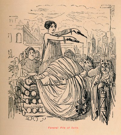 Begravelsesbunken til Sulla, 1852 av John Leech