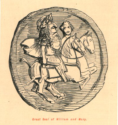 Great Seal of William and Mary, 1897. av John Leech