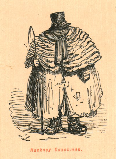 Hackney Coachman, 1897. av John Leech