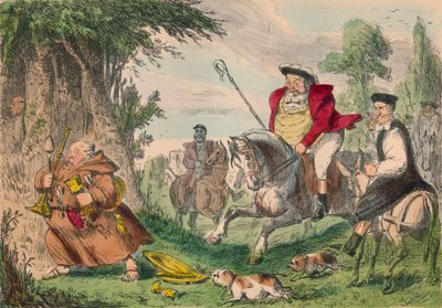 Henry VIII Munkejakt, 1850 av John Leech