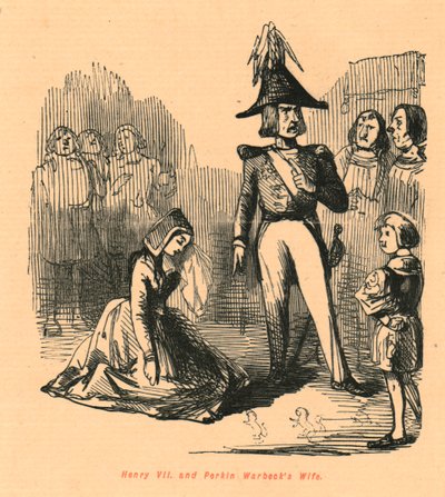 Henrik VII. og Perkin Warbecks kone, 1897. av John Leech