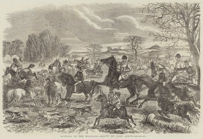 Jakt i ferien av John Leech