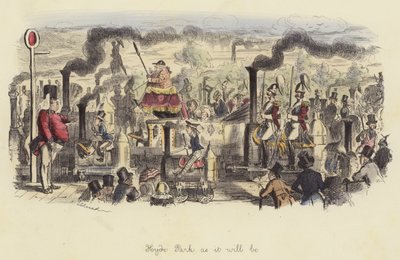 Hyde Park som det blir av John Leech