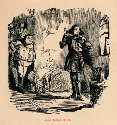 Joan prøver det, av John Leech