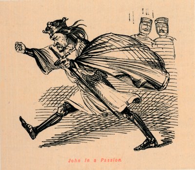 John in a Passion, c1860, c1860 av John Leech