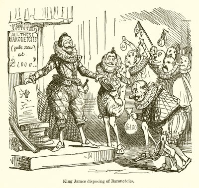 King James disponerer baronetiteter av John Leech