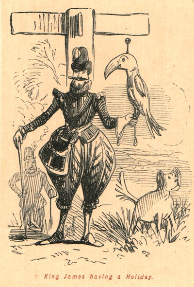 King James har ferie, 1897. av John Leech