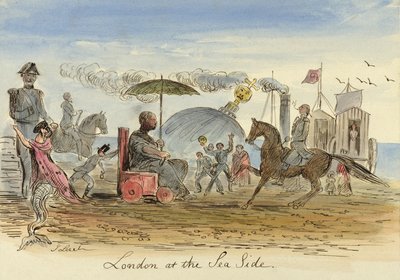 London ved havet, pub.1844 av John Leech
