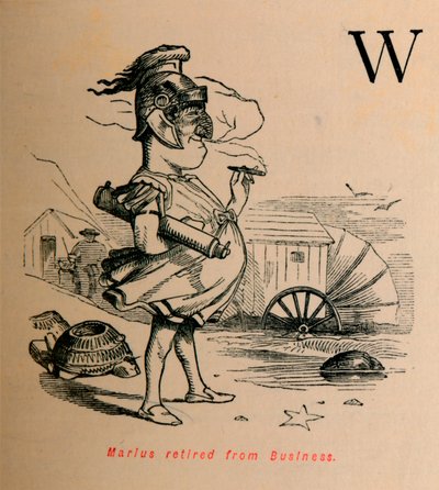 Marius trakk seg fra Business, 1852 av John Leech