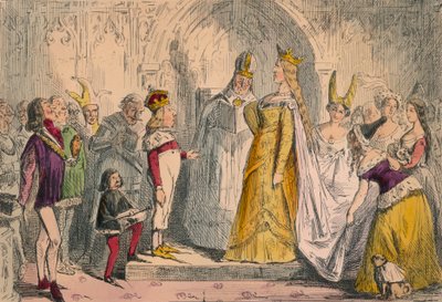 Ekteskap med Henrik den sjette og Margaret av Anjou, 1850 av John Leech