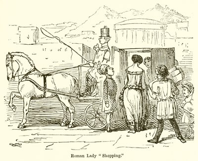 Roman Lady Shopping av John Leech