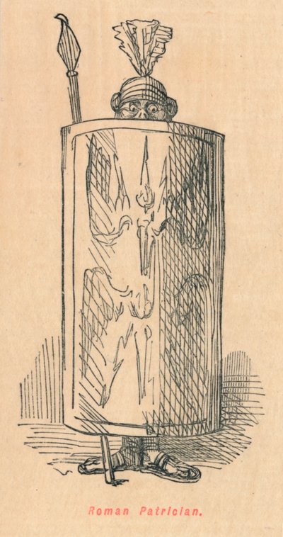 Romersk patricier, 1852 av John Leech