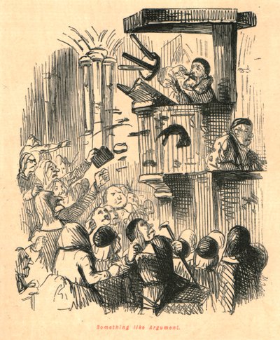 Noe som Argument, 1897. av John Leech
