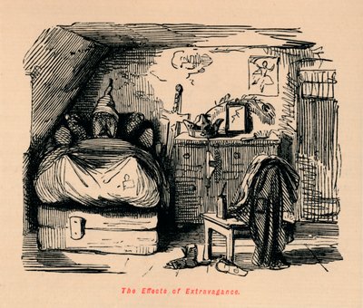 The Effects of Extravagance, c1860, c1860 av John Leech