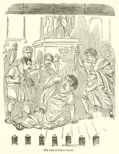 Slutten på Julius Cæsar av John Leech