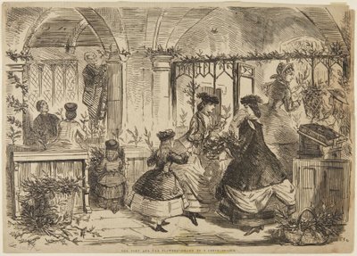 Døpefonten og blomstene av John Leech