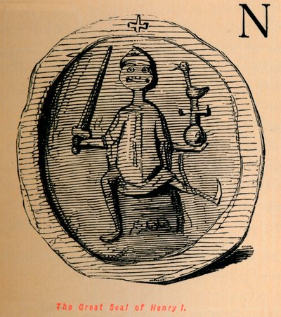 The Great Seal of Henry I, c1860, c1860 av John Leech