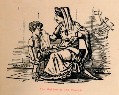 The Mother of the Gracchi, 1852 av John Leech