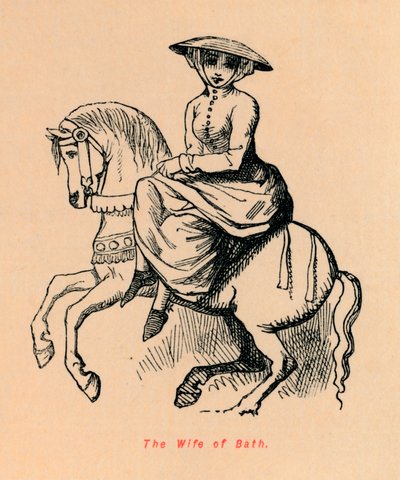 The Wife of Bath, c1860, c1860 av John Leech