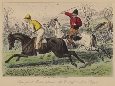 Den flotte kampen mellom Mr Flintoff og Jack Rogers av John Leech
