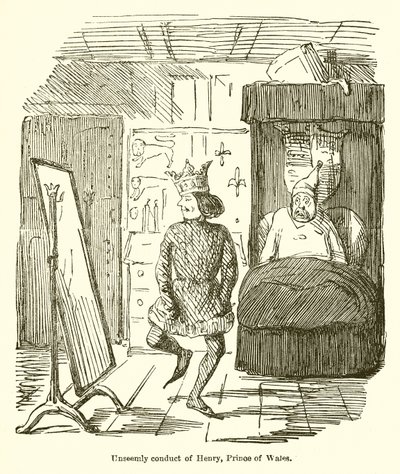 Upassende oppførsel av Henry, Prince of Wales av John Leech