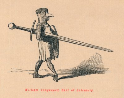 William Longsword, jarl av Salisbury, c1860, c1860 av John Leech