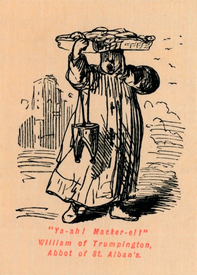 Ja-å! Macker-el! William av Trumpington, abbed av St. Albans, av John Leech