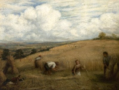 Innhøsting, 1857 av John Linnell