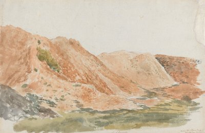 Steinbrudd nær Ironbridge (Earthworks, Cambridge Terrace) av John Linnell